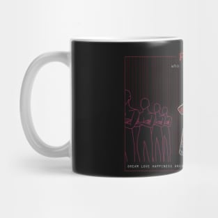 BTS RM LINE ART Mug